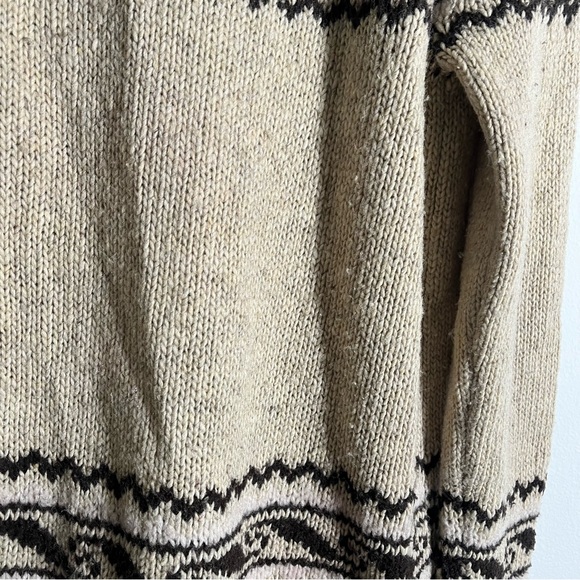 FREE PEOPLE *RARE* Eskimo Faux Fur Trim Toggle Hooded Wool Tunic Sweater - Picture 10 of 14